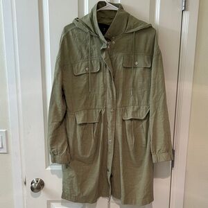 7 For All Mankind Olive Utility Jacket